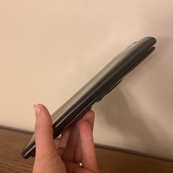 Salvatore Ferragamo Vintage Leather Wallet Gangini Black - Picture 5 of 13